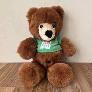 RARE Vintage Norwest Banks Animal Fair Inc Teddy Bear Plush Stuffed 80s Promo
